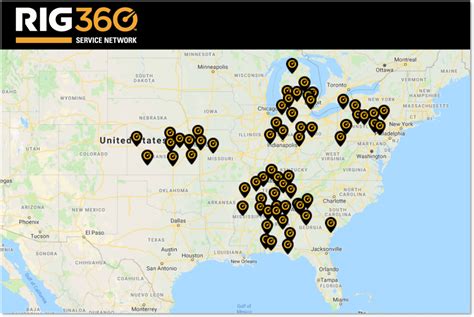 map of caterpillar dealers